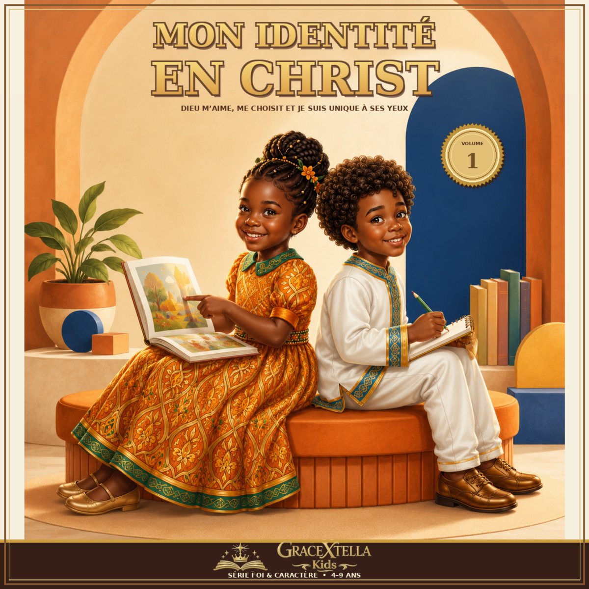 Couverture du livre Mon Identité en Christ, avec Stella et Ezra