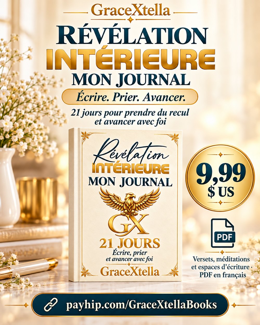 Révélation Intérieure — Mon journal, couverture